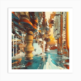 Industrial City 5 Art Print