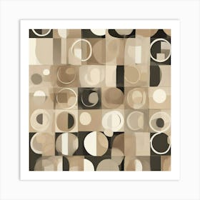 Abstract Circles 15 Art Print