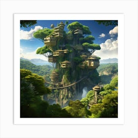 Tree House Art Print