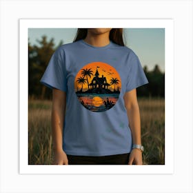 Default Spooky Summer Vibes Tshirt 2 Art Print