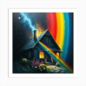 House On The Rainbow Art Print