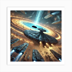 Black Hole Destroyer Gravitational Anomalies Art Print