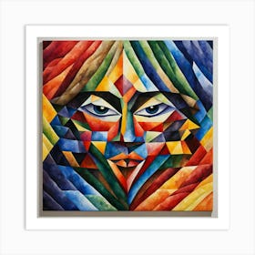 Face Of A Woman Art Print