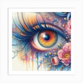 Eye Of Love Art Print