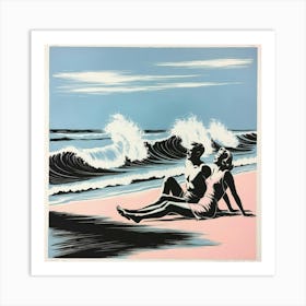 'The Beach I’ Art Print