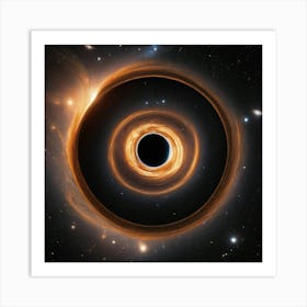 Black Hole In Space 4 Art Print
