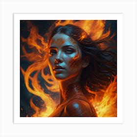 Fire And Ice Art Print