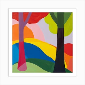 Abstract Park Collection Karlsaue Park Kassel 3 Art Print