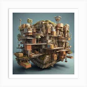 City On A Hill Art Print