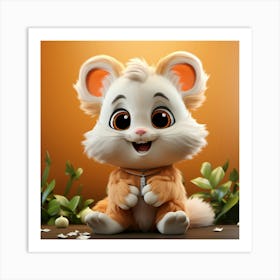 Cute Mouse 25 Art Print