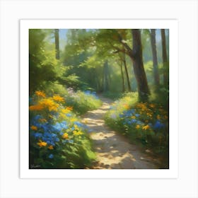 Forest Pathway Art Print