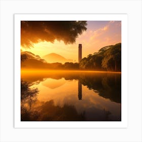 Sunrise At Kobe Art Print