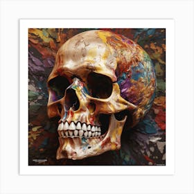 Skull Painting 2 Art Print