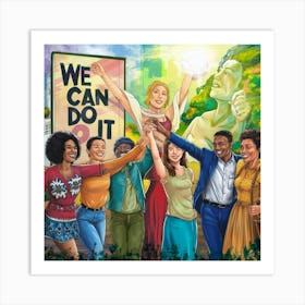 We can do it 1 Art Print