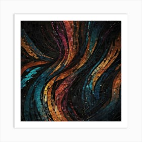 Abstract Mosaic Art Print