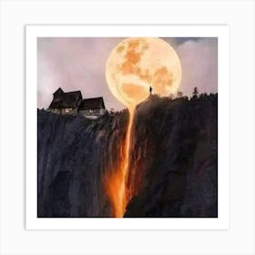 Full Moon Over Yosemite Art Print