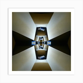 Reflections In A Mirror Art Print