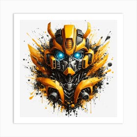 Transformers Bumblebee Art Print