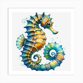 Seahorse 4 Art Print