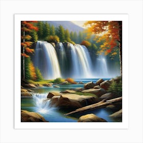 Waterfall 29 Art Print