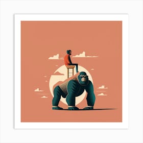 Gorilla Art Print