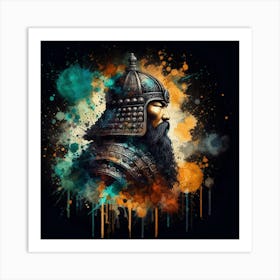 Samurai Warrior 5 Art Print