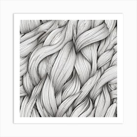 Realistic Hair Flat Surface Pattern For Background Use Ultra Hd Realistic Vivid Colors Highly De Art Print