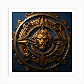 Lion Head Art Print