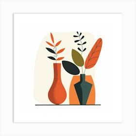 Modern Vases Art Print