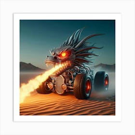 Dragon Car 1 Art Print