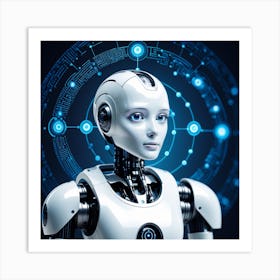 Robot Portrait 7 Art Print