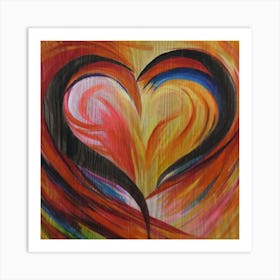 Heart Of Love Art Print