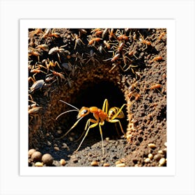 Ant Colony 2 Art Print