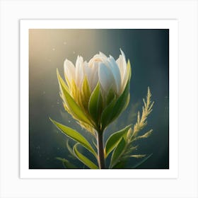 White Flower 2 Art Print