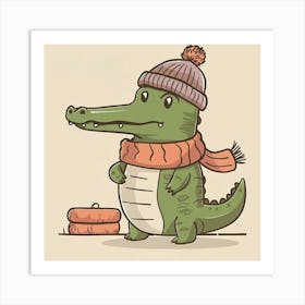 Crocodile Art Print