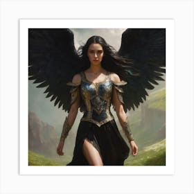 Angel With Wings Art Print