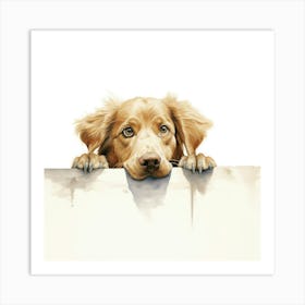 Golden Retriever 9 Art Print