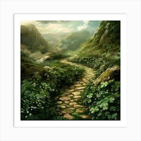 Winding Path of Luck Art Print