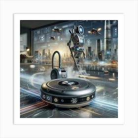 Robot Vacuum Cleaner 1 Art Print