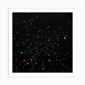 A Retro Inspired Scene Colors An Abstract Galaxy On A Background Of Space Magic Effects Shimmering (7) Art Print