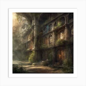 Fantasy City 51 Art Print