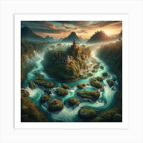 Sujisaketi River Art Print