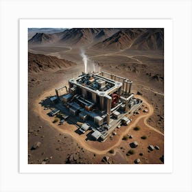 Saharan Power Plant Art Print