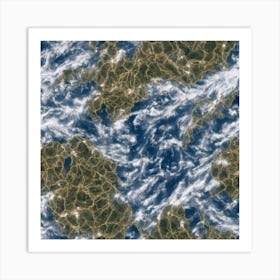 Water And Clouds Art Print