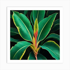 'Banana Leaf' 1 Art Print