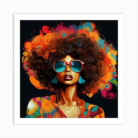 Afro Girl 33 Art Print