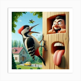 Woodpecker 2 Art Print