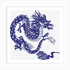 Japanese Dragon Chinese Dragon Divine Dragon Decoration Dragon Chinese Style, Art Print