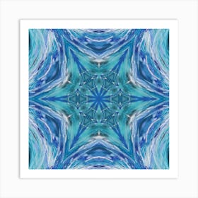 Iced Snowflake Art Print