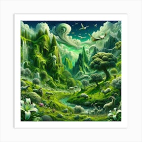 The Garden of Good Art Print